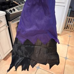 halloween monster cape for baby or pet purple and black