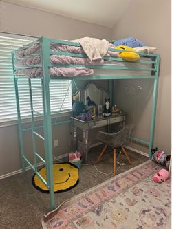 Kids loft bed twin