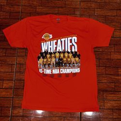Wheaties Breakfast of champions 2009 Lakers championship shirt, excellent condition,