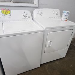 SET AMANA WASHER AND ELECTRIC DRYER 