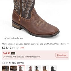 Men’s cowboy Boots