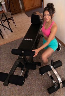 Ironmaster Super Bench + Leg/Crunch Attachments