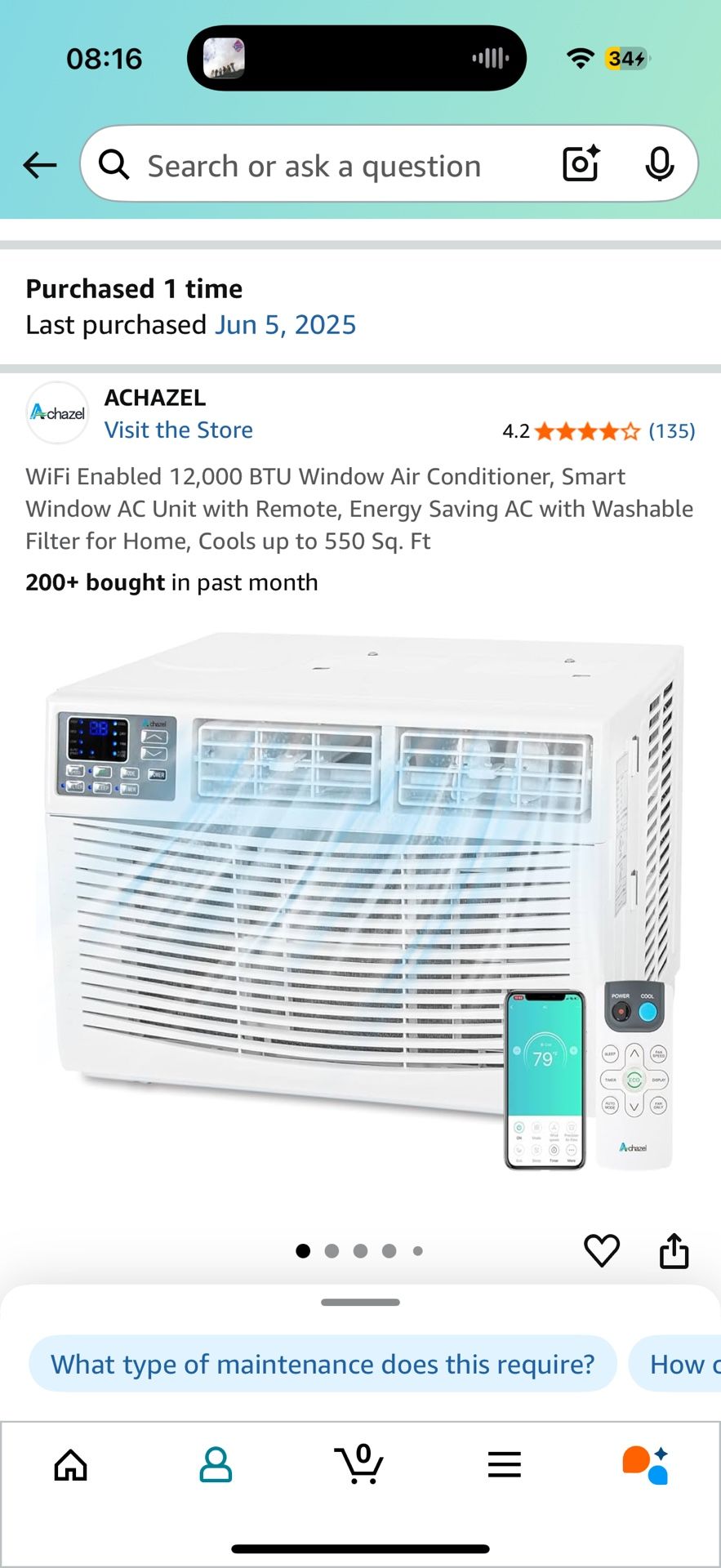 Window Unit Air conditioner 