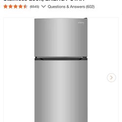 Frigidaire 27.6 in. 14 cu. ft. Top Freezer Refrigerator- Brand New