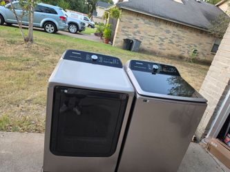 Samsung Washer And Dryer Electric Set XL Size 5.2 cu
