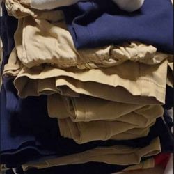 Like New 45 Pieces Of Little Girls School Uniforms  ( Size 10 & 12 )..