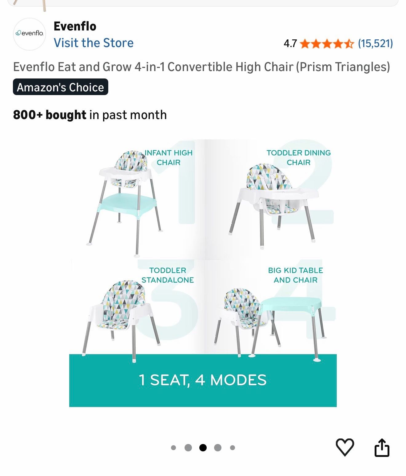 4 in1 high chair
