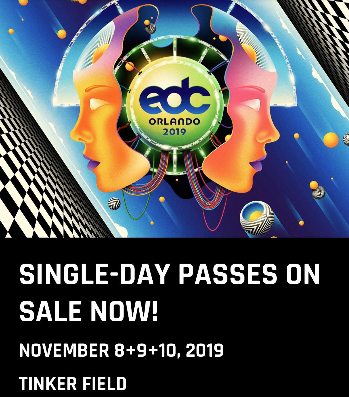 3 day EDC Orlando ticket