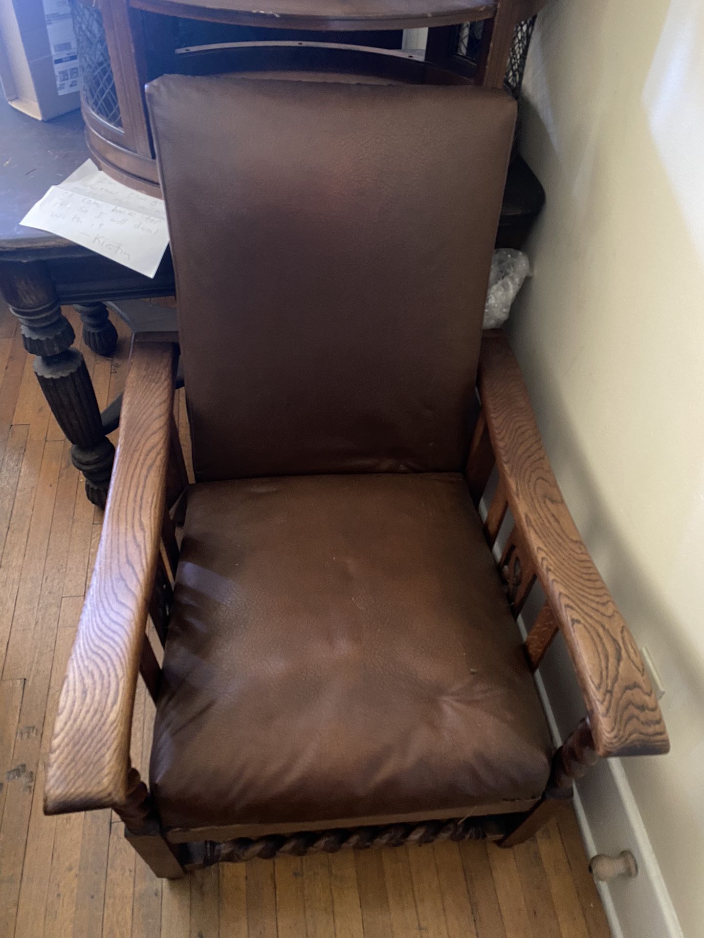 Antique Vintage Wooden Craftsman Chair