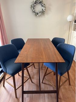 Bar Height Table & Chairs (also available separately)