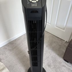 Rotating Standing Fan With Remote