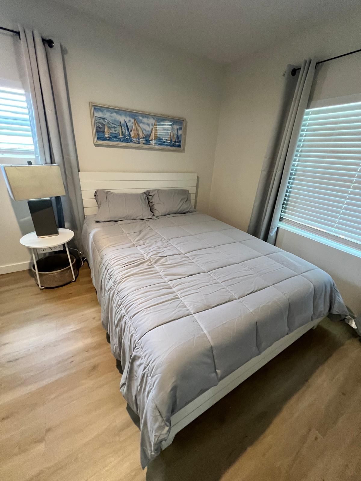 QUEEN BED FRAME WITH MATTRESS