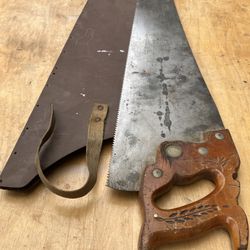 Antique Atkinson Saw w/Scabbard