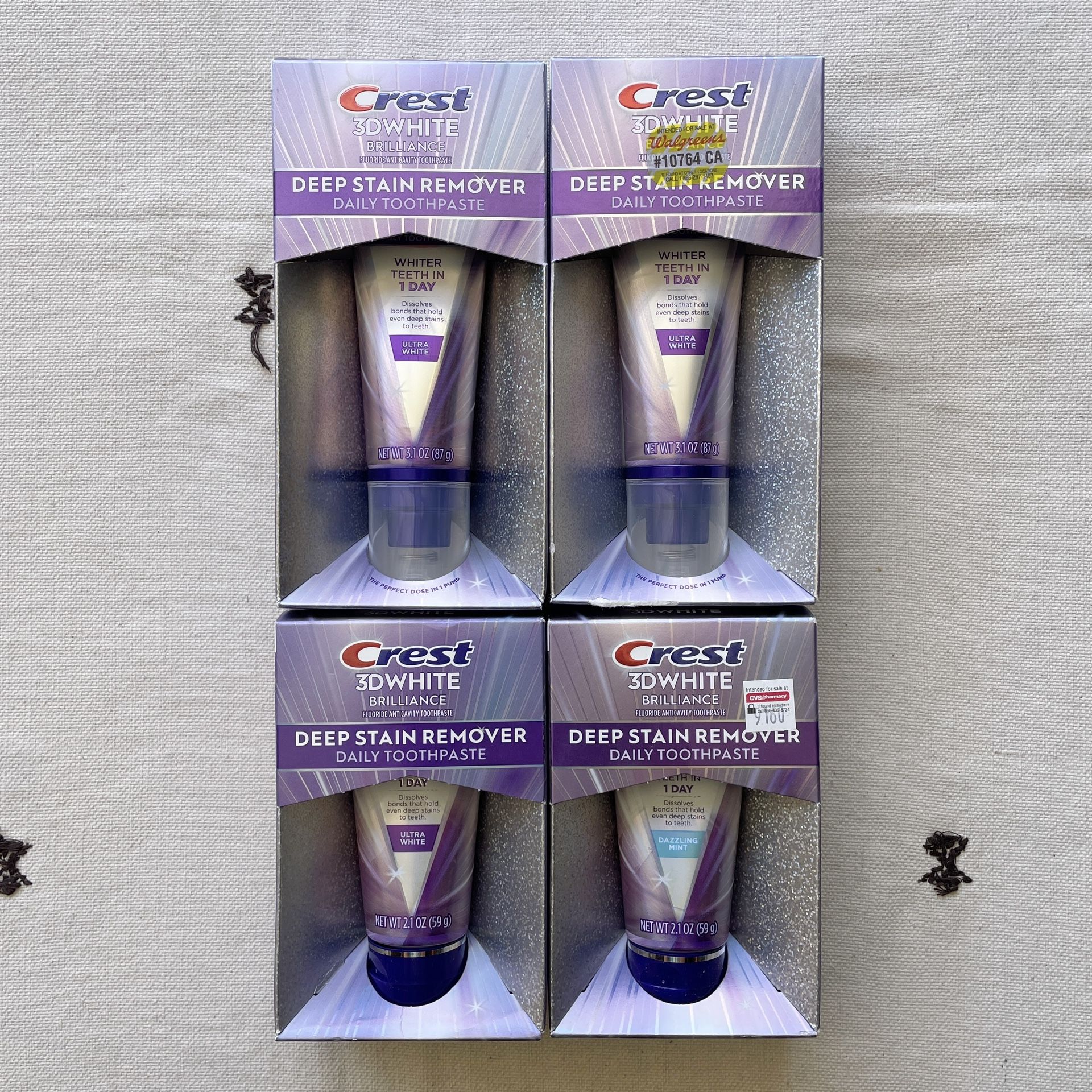 Crest 3DWhite Brilliance Deep Stain Remover Toothpaste