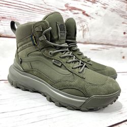 Vans MTE Crestline Waterproof Shoe Grape Leaf Green Boots Mens Sz 6.5 / women 8