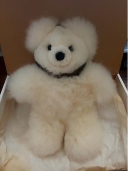 Teddy bear – alpaca fur-designed by alpaca Petes