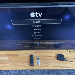 LG 55” TV with Apple TV