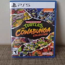 Teenage Mutant Ninja Turtles Tmnt The Cowabunga Collection Ps5 PlayStation 5 Mint Disc No Scratches 