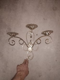 Old Timey Wall Mounted Candle Holder