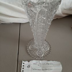 1950's IMPERIAL Nut Cut Crystal Vase $25 Seen For $60