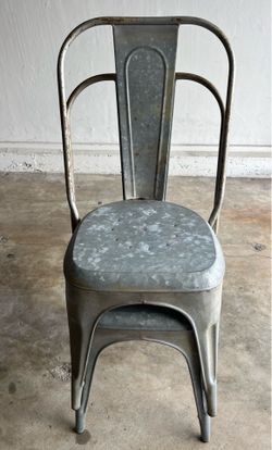 2 Metal Chairs