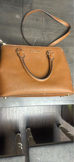 Michael Kors Tan Saffiano Leather Satchel