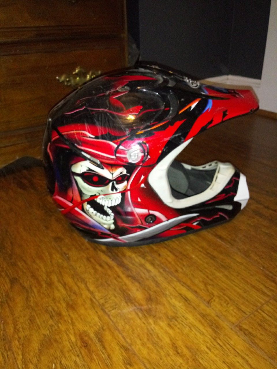 Dirt bike helmet