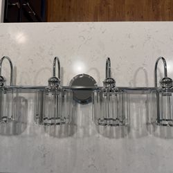 Bathroom Vanity Light, Chrome, New.