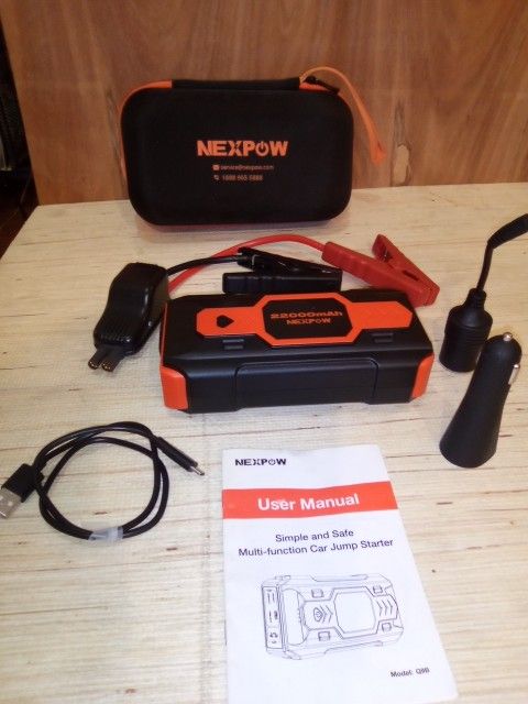NEXPOW Battery Jump Starter 3000A Car (up to 8.0L Gas/8L Diesel...