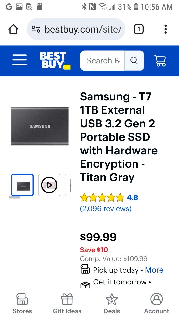 Samsung T7 Shield Portable SSD