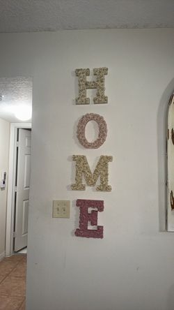 Letras HOME