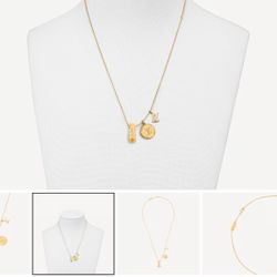 LV Ring Necklace In Gold