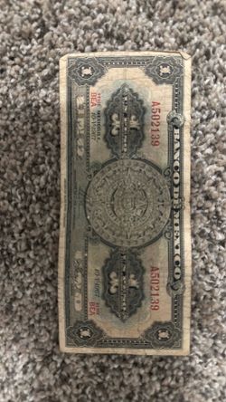 Old peso bill 1967