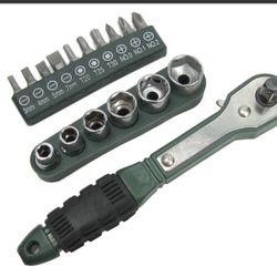 Ratchet Wrench, Easy Operation 2 Way Various Tools Wrenches Screwdriver