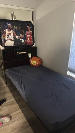 Bed frame and mattress