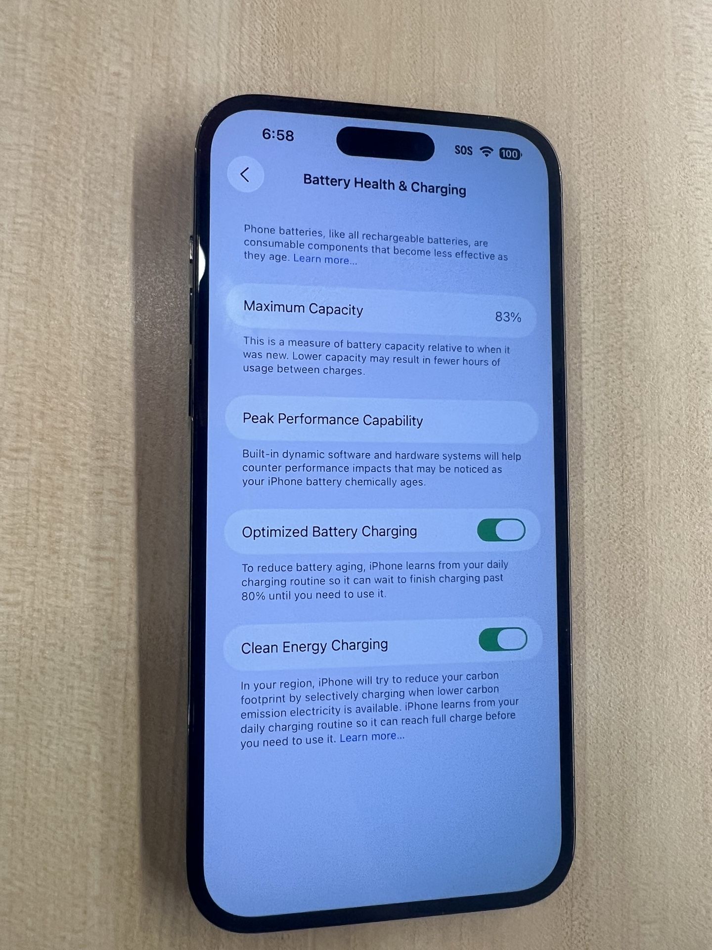Iphone 14 Pro Max, Battery 83% $320 Firm