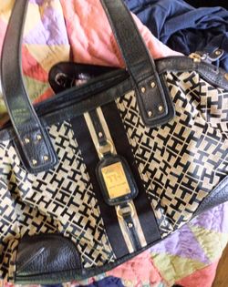 Tommy Hilfiger Monogram Tote Bag