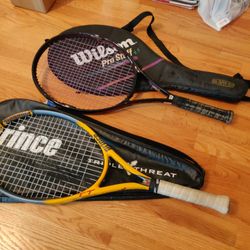 2x Wilson Prince Tennis Racket