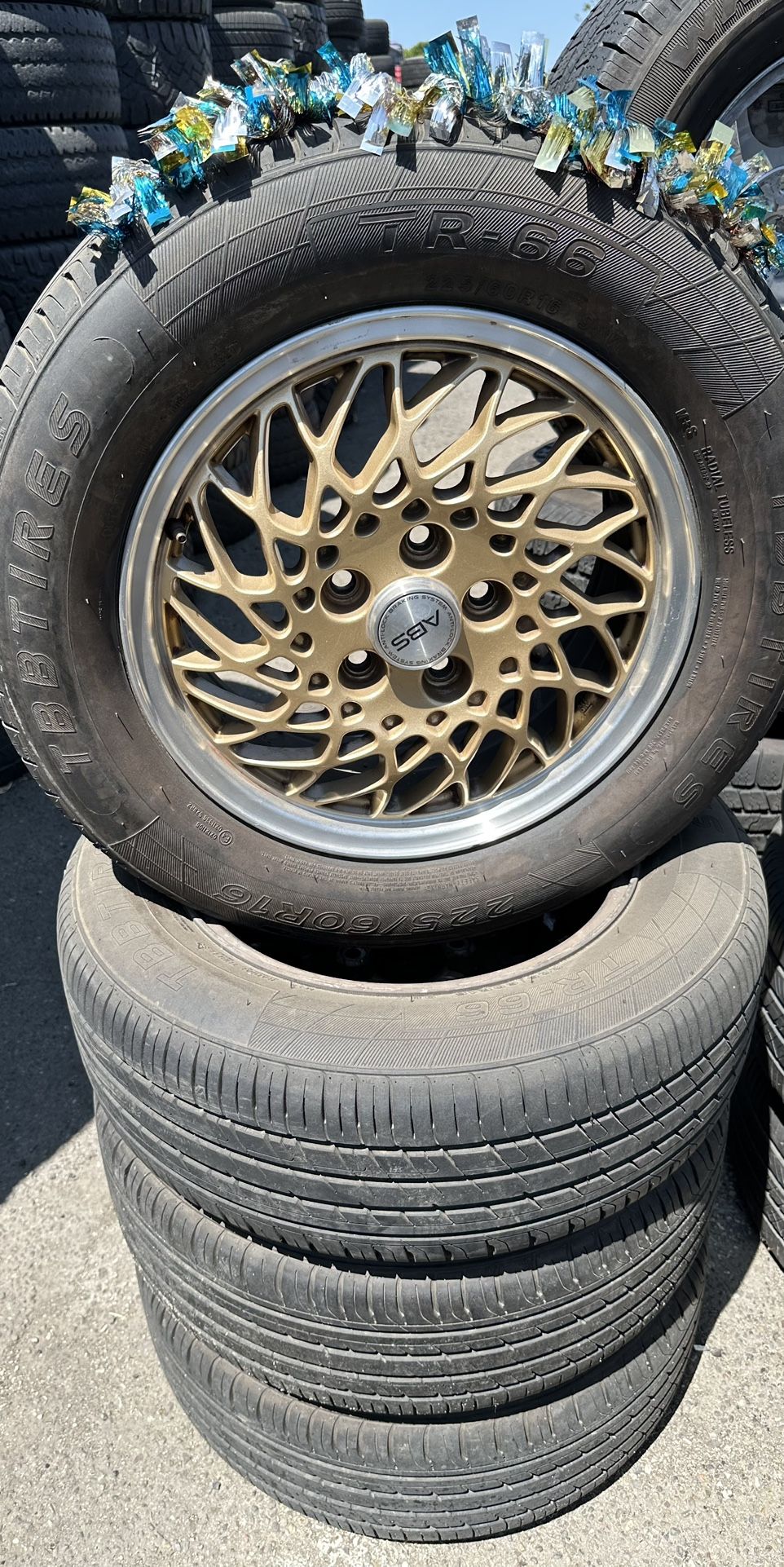 16” 5x4.5 Wheels Tires Included Brand New 225-60-16