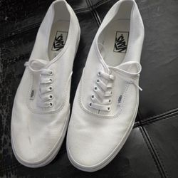 Size 12 White Vans