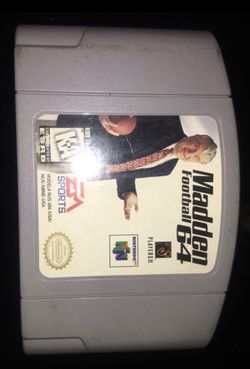 Madden football64 for Nintendo 64