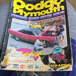 Old 62-74 Dodge Plymouth  Maintenance Manual 