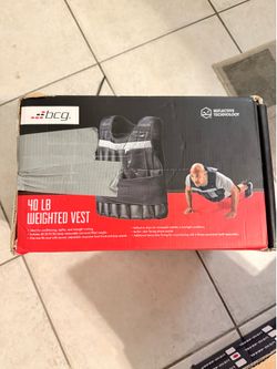 Weighted vest 40lbs