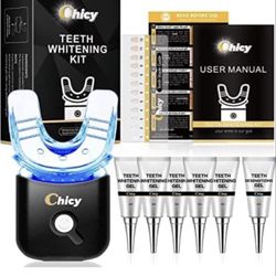Brand New - Teeth Whitening Kit with LED Light - Unopened