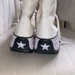 Converse Run Star Hike Canvas Platform Womens Size 9