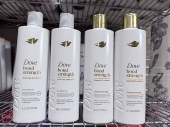DOVE DAMAGE THERAPY SHAMPOO & CONDITIONER 4 FOR $12.00