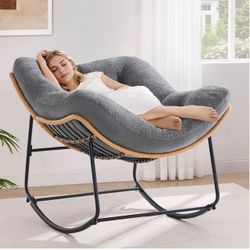 Rattan Wicker Outdoor Rocking Chair