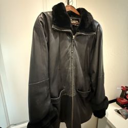 Soft Cabretta Leather 3/4 Length Ladies jacket