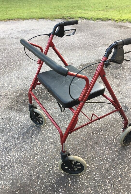 Extra Wide Heavy Duty Steel Bariatric Rollator Walker