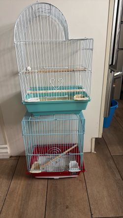 Two small bird gage $12 for both